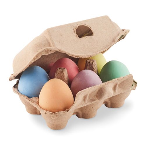 Box with 6 chalk eggs - Image 2